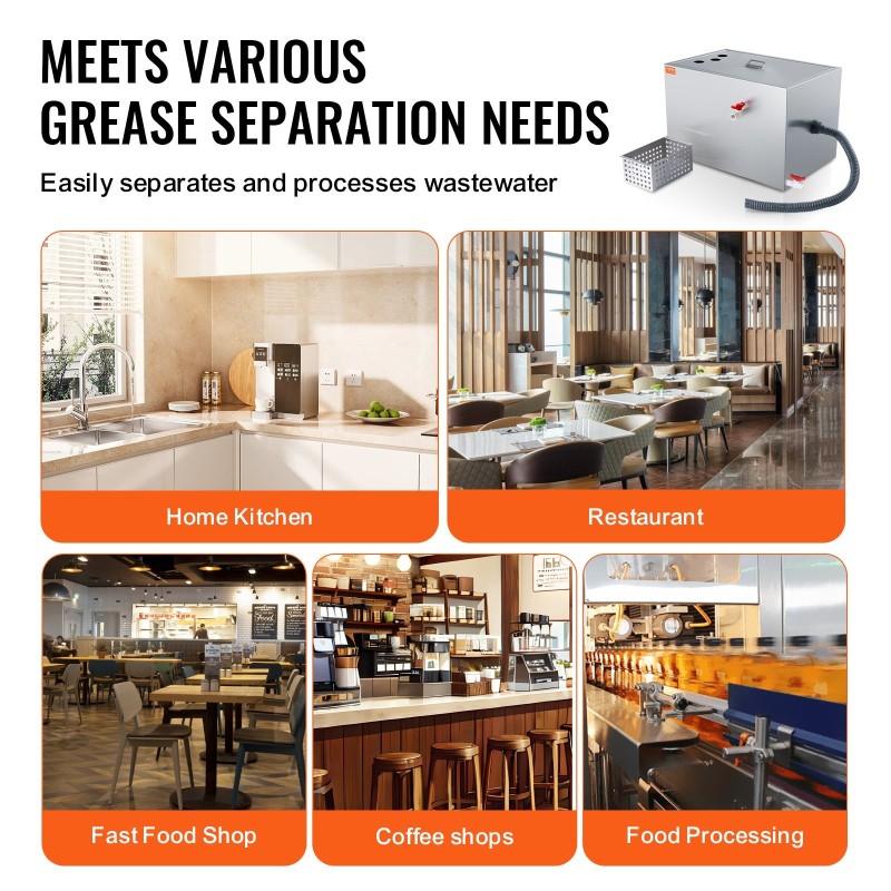 Rasvanerotin 201-ruostumaton teräs mitat 600x400x390 mm tiskialtaan alle