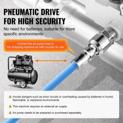 Paineilmatoiminen kiristyskone alumiiniseosrunko PP- ja PET-vanteille 1/2–3/4 tuuman