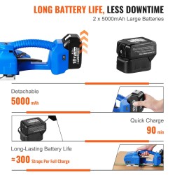 Automaattinen sähköinen kiristyssidekone PP- ja PET-nauhoille 0,9–1,6 cm