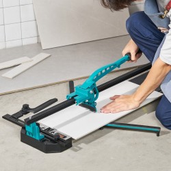Manuaalinen laattaleikkuri 800 mm volframikarbidileikkuupyörä 4–15 mm leikkauspaksuus infrapunasuuntain liukumaton kumipohja