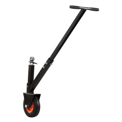 Perävaununsiirtäjä hiiliteräsrunko 136 kilogramman aisapaino kuulakorkeus 420 ja 560 millimetriä