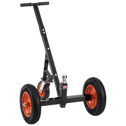 Peräkärryn siirtovaunu hiiliteräs 454 kg aisapaino 50,8 mm vetokuula 355,6 mm ilmakumit