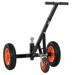 Peräkärryn siirtovaunu hiiliteräs 454 kg aisapaino 50,8 mm vetokuula 355,6 mm ilmakumit