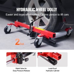 Hydraulinen rengastunkki 2 kpl 680 kilogramman kantavuus 360 astetta kääntyvät pyörät