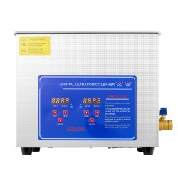 Ultraäänipesuri 10 l 304 ruostumaton teräs 40 kHz digitaalinen ajastin ja lämmitin