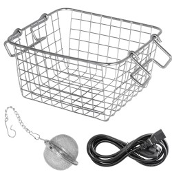 Ultraäänipesuri 304 ruostumatonta terästä 2 L säiliö 40 kHz digitaalinen ajastin