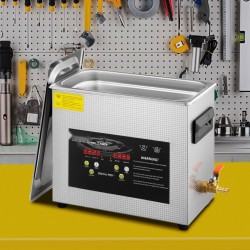 Ultraäänipesuri 6L 40 kHz 180W ultraääni 400W lämpötilansäädöllä ruostumaton teräs digitaalinen ajastin