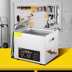 Ultraäänipesuri 10 L 304-ruostumaton terässäiliö 40 kHz 240W ultraääniteho 400W lämmitys