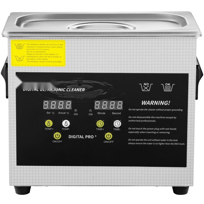 Ultraäänipesuri 3 l digitaalinen ruostumaton teräs 120W 200W 40kHz