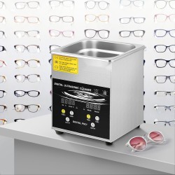 Ultraäänipesuri 2L 304-ruostumatonta terästä 40kHz 60W ultraääni 200W lämmitys