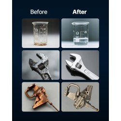 Ultraäänipesuri 50L ruostumatonta terästä 840W ultraääniteho 1500W lämmitys digitaalinen näyttö pyörillä