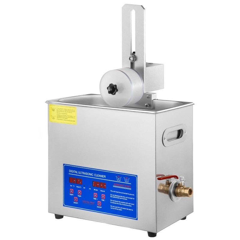 Ultraääninen 6 L levypesuri 304 ruostumaton teräs moottoroitu ja kuivausteline