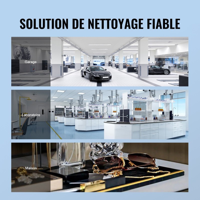 Ultraäänipesuri 10 L ruostumaton teräs säiliö digitaalinen ajastin ja lämmitys