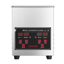Ultraäänipuhdistin 1 3l 40kHz 50W ultraääni 50W lämmitys 304 ruostumaton teräs