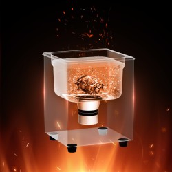 Ultraäänipuhdistin 1,3l 40kHz 50W ultraääni 50W lämmitys 304 ruostumaton teräs