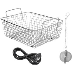 Ultraäänipesuri 3 l 304-ruostumaton teräs 40kHz nuppisäädettävä lämmitys ajastin