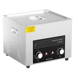 Ultraäänipuhdistin 15L 304-ruostumaton teräs 40kHz 360W 450W lämmitys ajastin