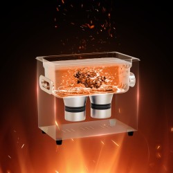 Ultraäänipesuri 3L 120W 40kHz ruostumattomasta teräksestä valmistetulla lämmittävällä säiliöllä ajastimella