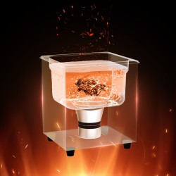 Ultraäänipuhdistin 2 l 40 kHz 60 W ruostumaton teräs säiliö lämmitys ajastin