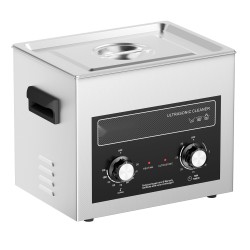 Ultraäänipesuri 10 l ruostumattomasta teräksestä lämmöllä ja ajastimella