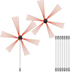 Savupiipun puhdistussarja nylon 8 m harjapituus 30 mm puhdistusalue 4–12 tuumaa