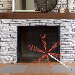 Hormiharjasarja nylonvarret 12 m 12 osaa sisältää 2 harjaspäätä porakoneadapterilla