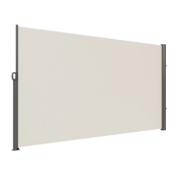 Sivuvedettävä markiisi 180x300 cm 280 g m polyesteri PU pinnoite alumiinirunko beige UV30