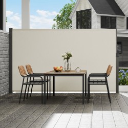 Sisäänvedettävä sivumarkiisi 160×300 cm 180 g/m² polyesterikangas UV30+ beige