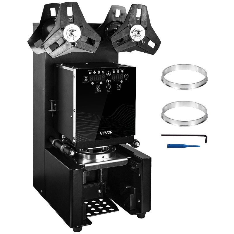 Automaattinen kupinsuljentakone 500–650 kuppia tunnissa 9–19 cm kupeille digitaalinen ohjauspaneeli