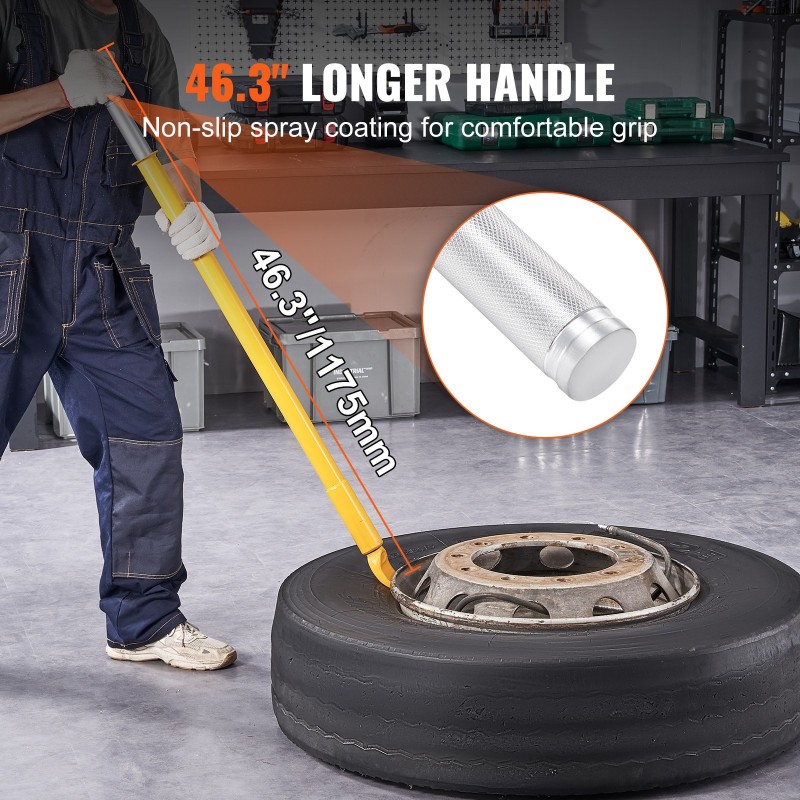 Renkaan reunanmurtaja liukuvasaralla 1175 mm teräsrakenne henkilöautoihin ja kuorma-autoihin