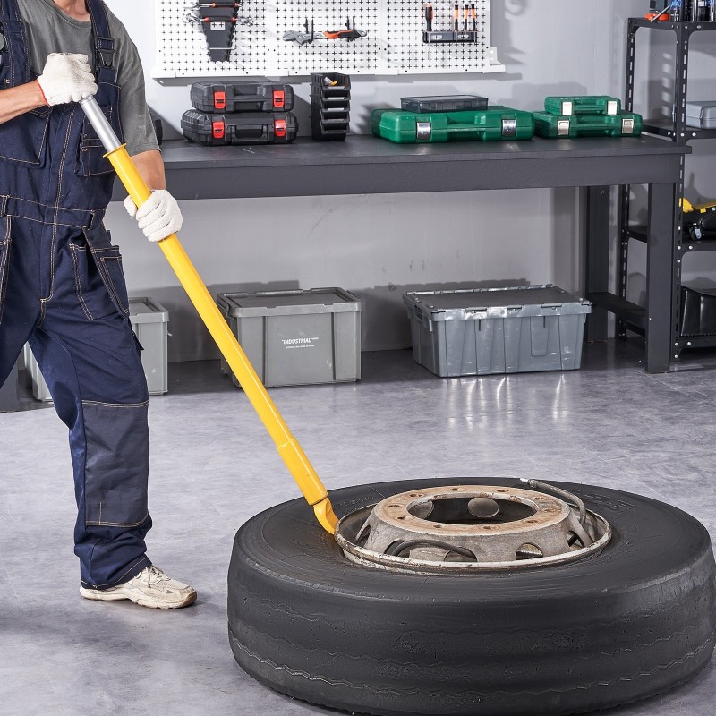 Renkaan reunanmurtaja liukuvasaralla 1175 mm teräsrakenne henkilöautoihin ja kuorma-autoihin