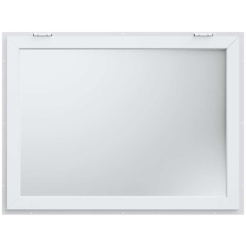 Myyntiluukku alumiiniseos 1248x943 mm 85 asteen avautuva ruokarekkoihin lasi ei sisälly