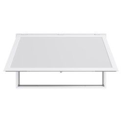 Palveluluukku alumiiniseosrunko 152×92 cm markiisiovella sadevedenkestävä ruoka-autoon