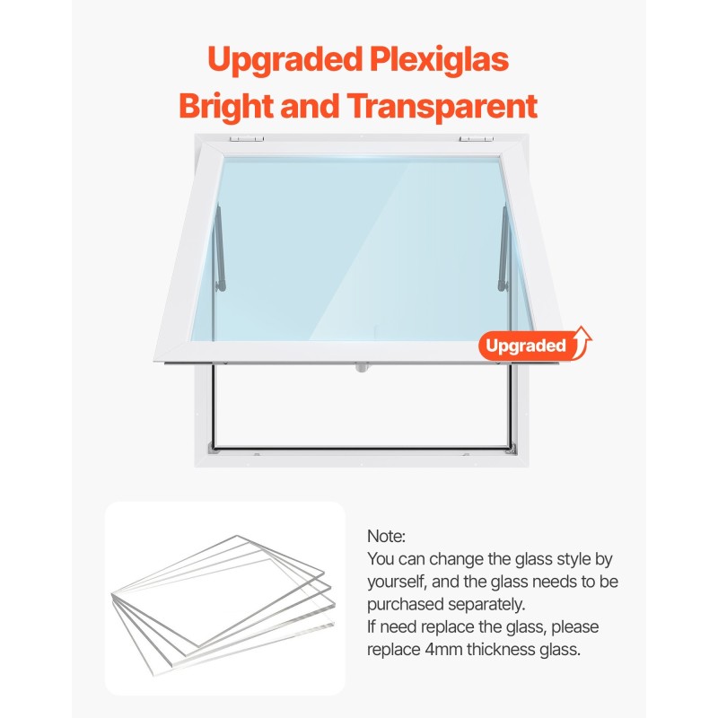 Palveluikkuna alumiiniseos 92x92 cm ruokarekkoihin markiisiovella hydraulisauvoilla sateenkestävä rakenne