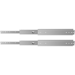 Täyspitkät sivukiinnitteiset laatikkokiskot 2 kpl 50,8 cm 225 kg kuulalaakerit vaimennus