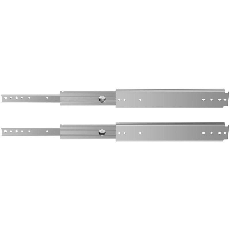 Täyspitkät sivukiinnitteiset laatikkokiskot 2 kpl 50,8 cm 225 kg kuulalaakerit vaimennus