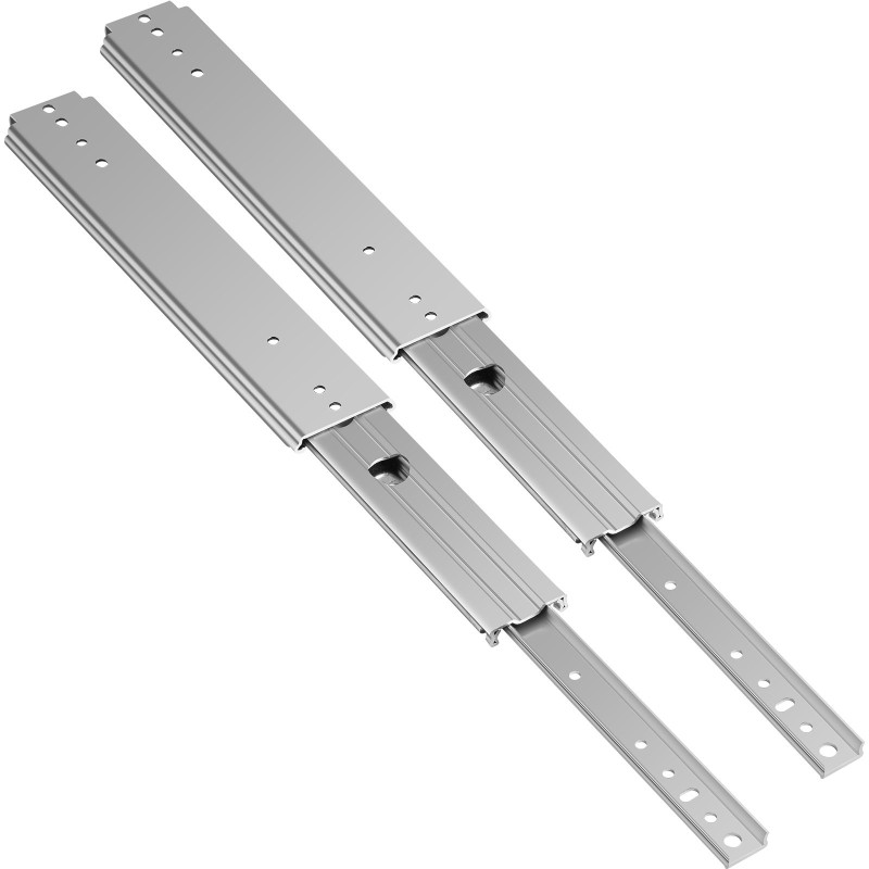 Täyspitkät sivukiinnitteiset laatikkokiskot 2 kpl 50,8 cm 225 kg kuulalaakerit vaimennus