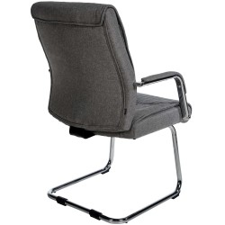 Sievert ergonominen vierailutuoli mukavilla käsinojilla ja metallirungolla