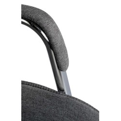 Sievert ergonominen vierailutuoli mukavilla käsinojilla ja metallirungolla