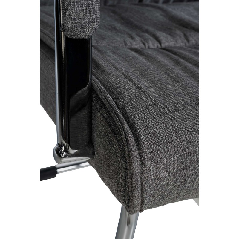 Sievert ergonominen vierailutuoli mukavilla käsinojilla ja metallirungolla