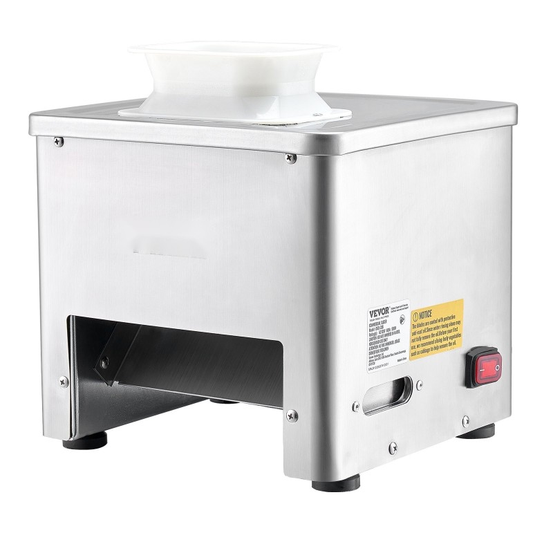 Sähköinen lihaleikkuri ruostumattomasta teräksestä 550 W 3,5 mm 159 kg tunnissa