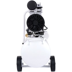 Öljytön ilmakompressori 18 litran terässäiliö 1 1 hv 850 wattia 8 baarin kannettava