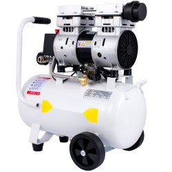 Öljytön ilmakompressori 18 litran terässäiliö 1,1 hv 850 wattia 8 baarin kannettava