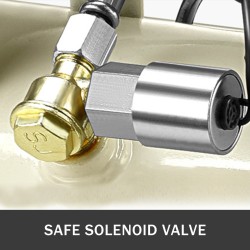 Öljytön pystymallinen ilmakompressori teräsrunko 30 L 850 W 58 dB paineilmatyökaluille