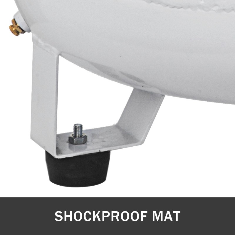 Öljytön pystymallinen ilmakompressori teräsrunko 30 L 850 W 58 dB paineilmatyökaluille