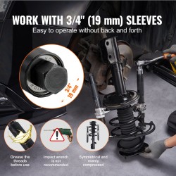 Kierrejousipuristin 2 kpl terästä 1200 kg 220–310 mm MacPherson-tyyppisille iskunvaimentimille