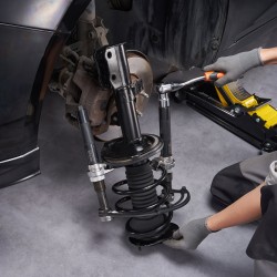 Kierrejousipuristin 2 kpl terästä 1200 kg 220–310 mm MacPherson-tyyppisille iskunvaimentimille