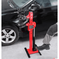 Hydraulinen jousipuristin 1 tonnin puristusvoimalla 4,5 tonnin tunkkikapasiteetilla iskunvaimentimien kierrejousille