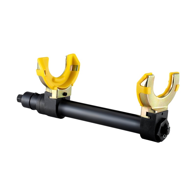 Macpherson-tyyppinen jousipuristin 45 teräs karkaistu kierrevarsi vaihdettavat haarukat keltainen suojaholkki kantolaukku