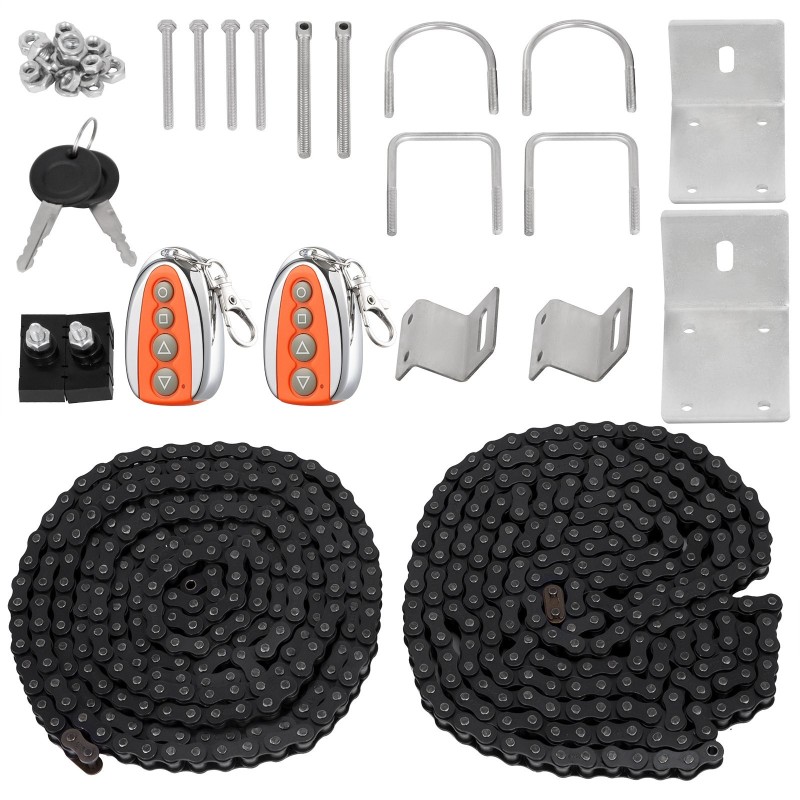 Liukuportin avaaja 360W kuparimoottorilla 817 kg kantaville porteille 13 m/min 2 kaukosäädintä